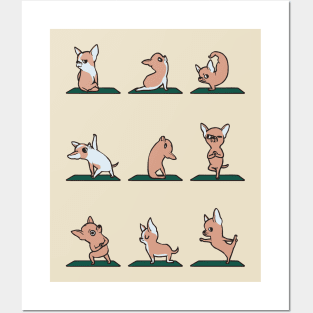 Chihuahua Yoga Posters and Art